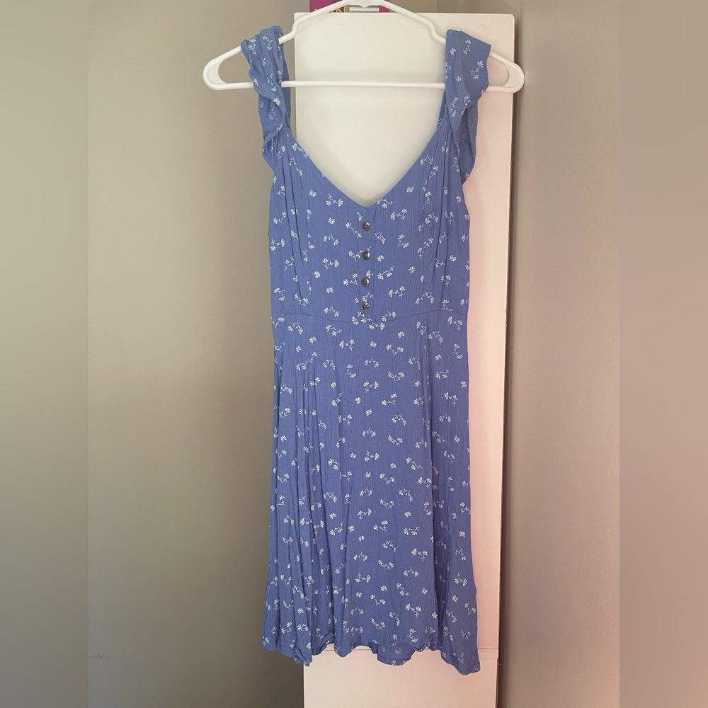 Billabong Blue Smocked Dress